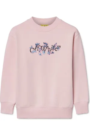 OFF-WHITE Bookish Flowers cotton sweatshirt