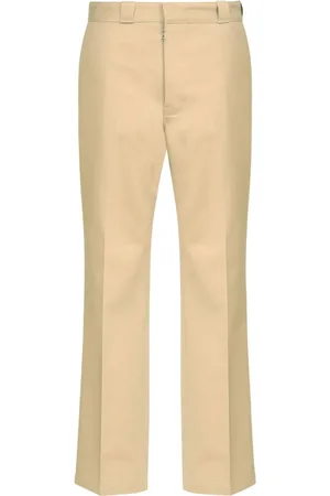 Maison Margiela Pressed-crease tailored trousers