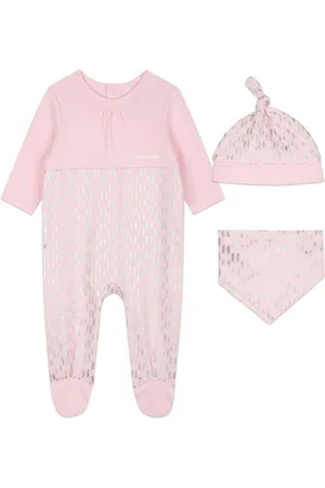 Karl Lagerfeld Cotton babygrow set (set of three)