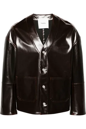 Nanushka Edee collarless jacket