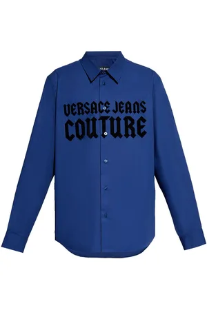 VERSACE Logo-print shirt