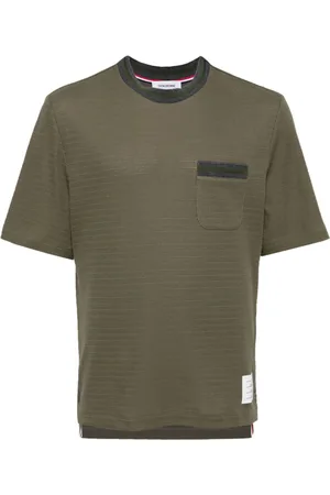 Thom Browne Open-stitch cotton T-shirt