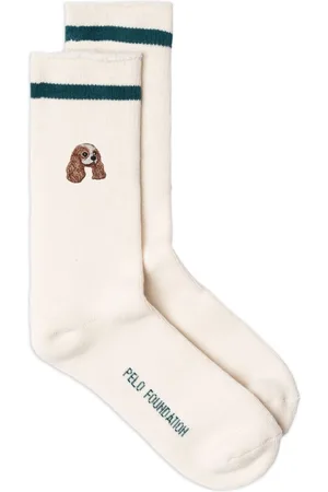 PELO FOUNDATION Cavalier king-patch socks