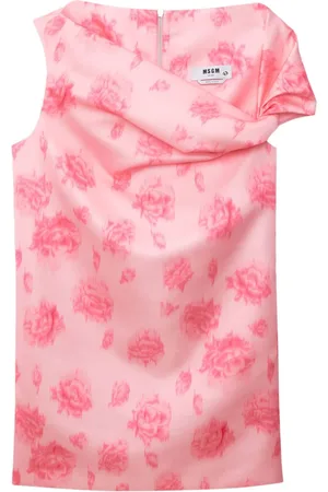 Msgm Floral-print mini dress