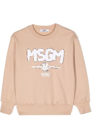 Msgm Flocked-logo sweatshirt