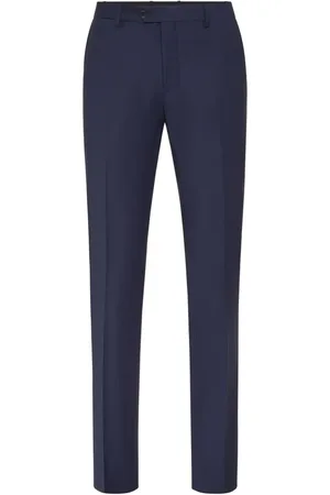 Philipp Plein Straight-leg wool-blend trousers