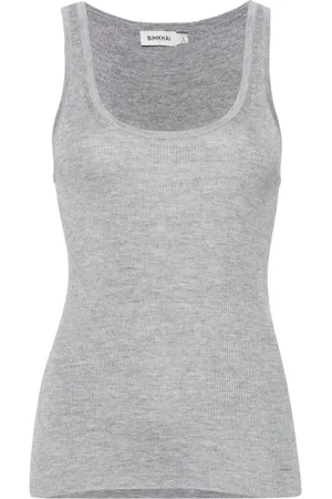 Simkhai Logo plaque tank top