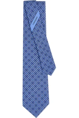 Salvatore Ferragamo Geometric-patterned tie
