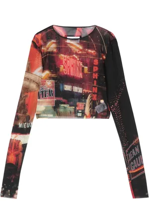 Jean Paul Gaultier The Red Pigalle crop top