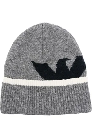 Emporio Armani Logo-intarsia beanie