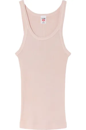 RE/DONE X Hanes ribbed tank top