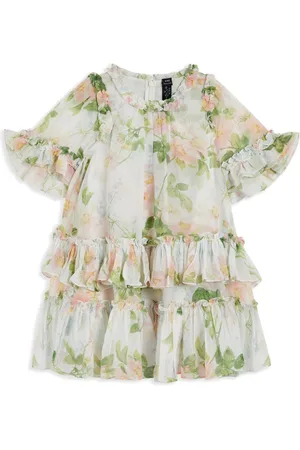 Needle & Thread Printed ruffled dress