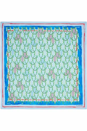 Lanvin Graphic-print silk scarf