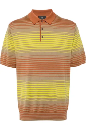 Paul Smith Striped merino wool polo shirt