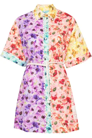 ZIMMERMANN Floral-print shirt dress