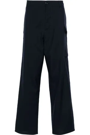 Marni Logo-embroidered cargo trousers