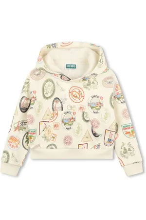 Kenzo Graphic print cotton hoodie