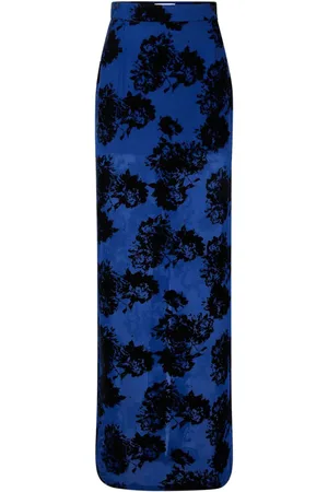 Nina Ricci Floral print maxi skirt