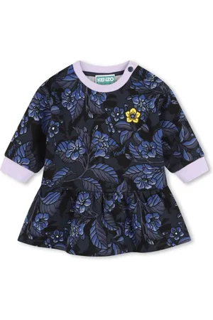 Kenzo Floral-print cotton dress