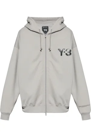 Y-3 Logo-print cotton hoodie