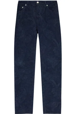 Etro Paisley-jacquard trousers