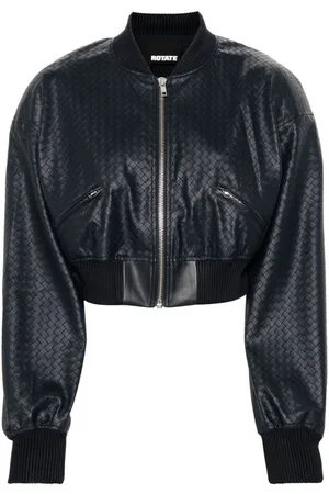 ROTATE Braided cropped jacket