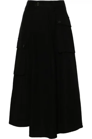 YOHJI YAMAMOTO Pleated midi skirt