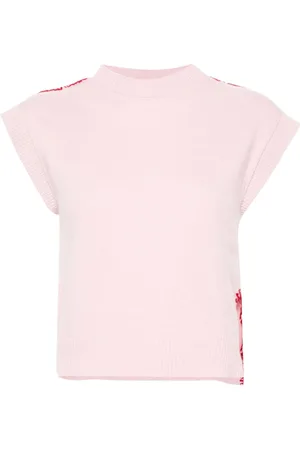 Marni Embroidered-logo knitted vest