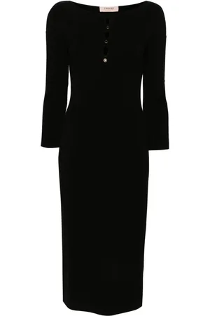 Twin-Set Cut-out knit dress