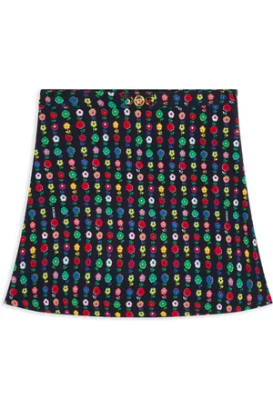 VERSACE Floral-print skirt