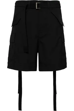 SACAI Belted cargo shorts