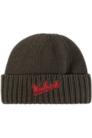 Woolrich Logo-intarsia beanie