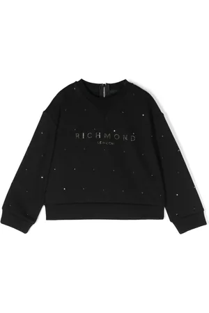 John Richmond Studded-logo sweatshirt