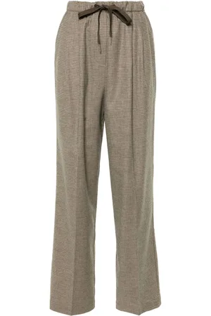 Pinko Check-pattern trousers