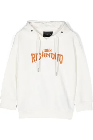 John Richmond Logo-embroidered hoodie