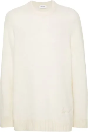LANEUS Logo-embroidered sweater
