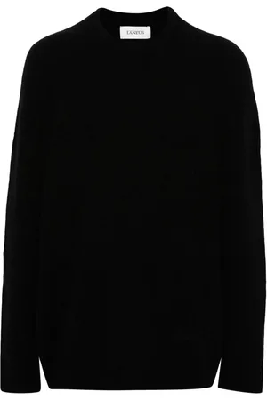 LANEUS Logo-embroidered sweater