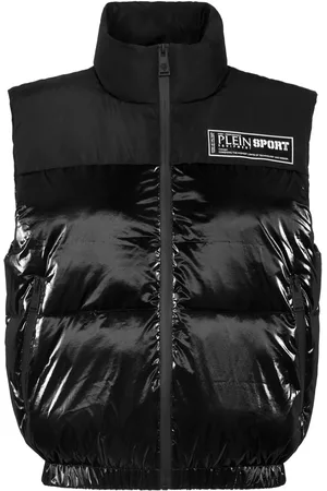 Philipp Plein Logo-print quilted gilet