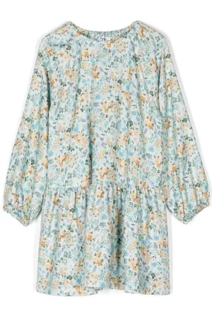 Il gufo Floral-print dress