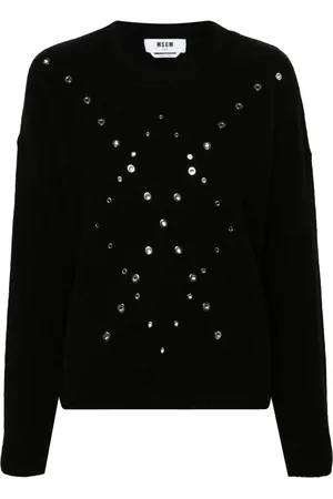Msgm Stud-embellishment sweater