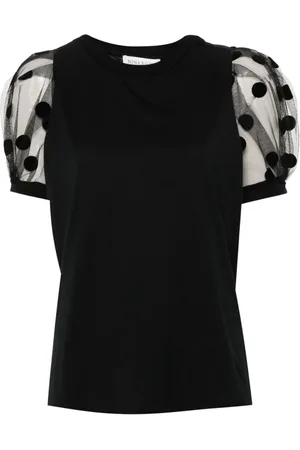 Nina Ricci Flocked-detail T-shirt
