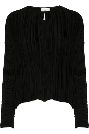 FORTE FORTE Plissé-effect blouse