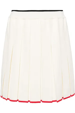 Thom Browne Pleated knitted mini skirt