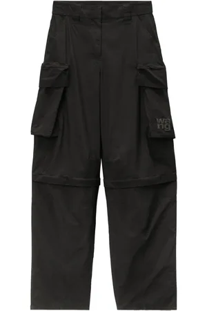 Alexander Wang Panelled wide-leg cargo trousers