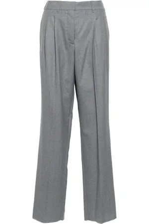 Stella McCartney Pleated wool trousers