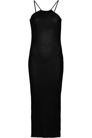 Rick Owens Scorpio ribbed-knit midi dress