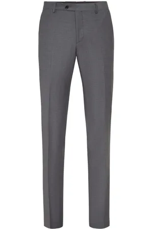 Philipp Plein Straight-leg wool-blend trousers