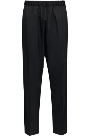 Maison Margiela MM6 DRAWSTRING WOOL CROPPED TR