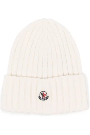 Moncler Logo-appliqué beanie hat