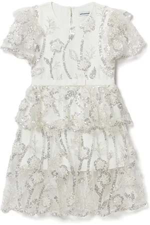 Self-Portrait Midi sequin-embellished dress